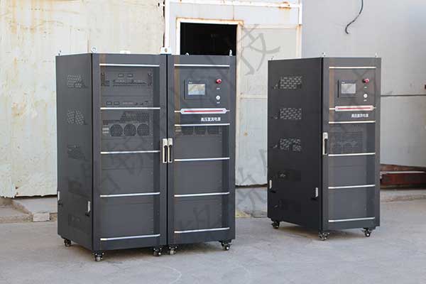 两台医疗行业X射线球管供电大功率高压电源发货