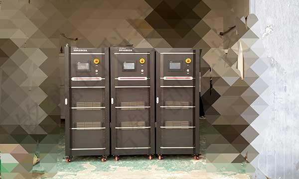 我司为南方某大型薄膜电容器厂家生产的大功率高压电源测试电源发货中